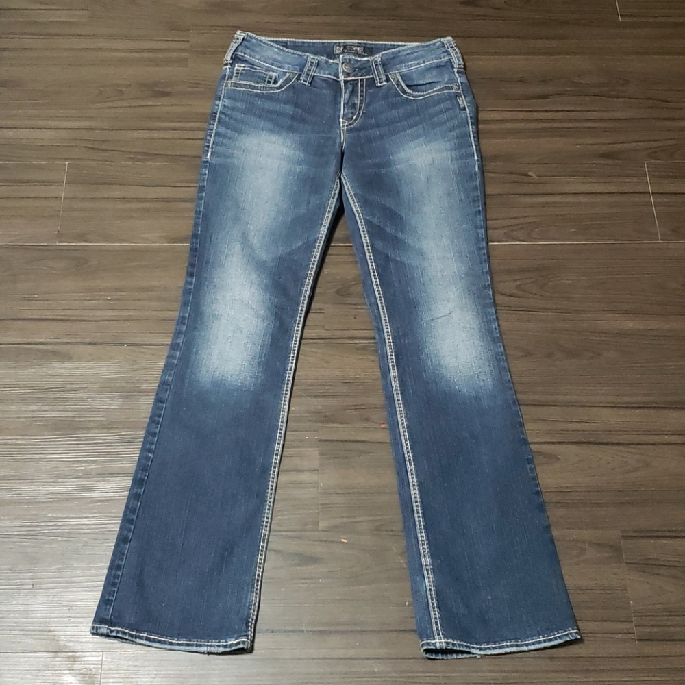 Silver Suki Women's Jeans Stitched